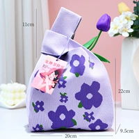 Богиня подарочные пакеты-фиолетовые цветы + букет