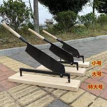 Traditional Chinese medicine slicer old-fashioned manual forging guillotine Ganoderma lucidum household guillotine knife small forage forging and cutting grass