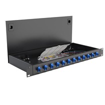 Zhongke Optoelectronics fiber optic terminal box 12-port 24-core fiber optic patch panel fiber optic cable splicing box wiring splicing box