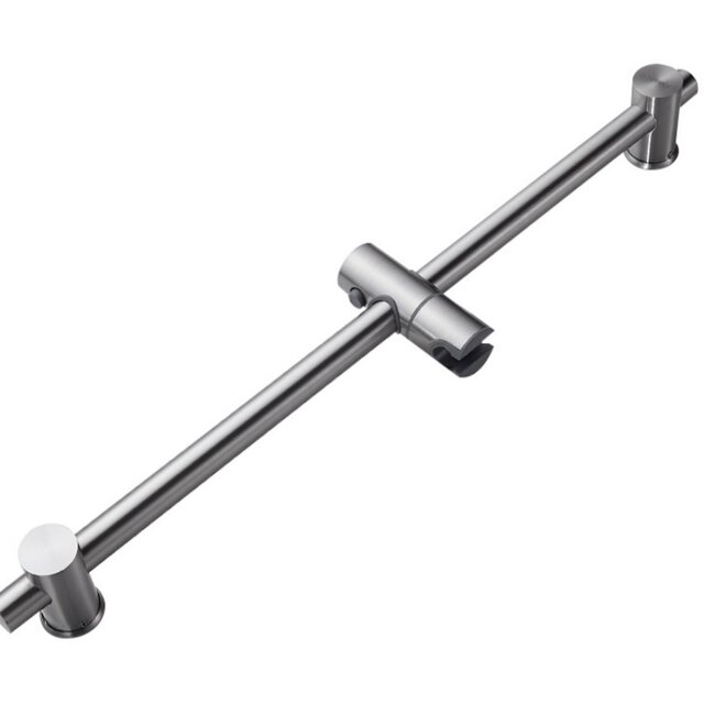 No-Drill Adjustable Shower Rod Shower Accessories Shower Head Bracket Bathroom Rain Shower Head Base Adjustable Fixed Rod