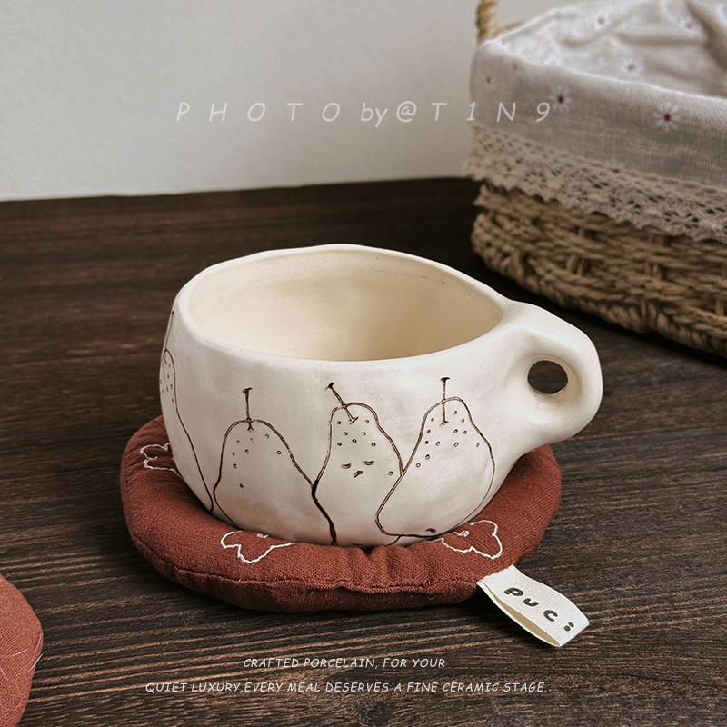 Beautifully Designed Vintage Coffee Cups with a Unique Aesthetic, High Aesthetic Value, Exquisite Japanese-Style Coffee Cups and Saucers, Latte Cups, Latte Art Cups Beautifully Designed Vintage Coffee Cups with a Unique Aesthetic, High Aesthetic Value, Exquisite Japanese-Style Coffee Cups and Saucers, Latte Cups, Latte Art Cups