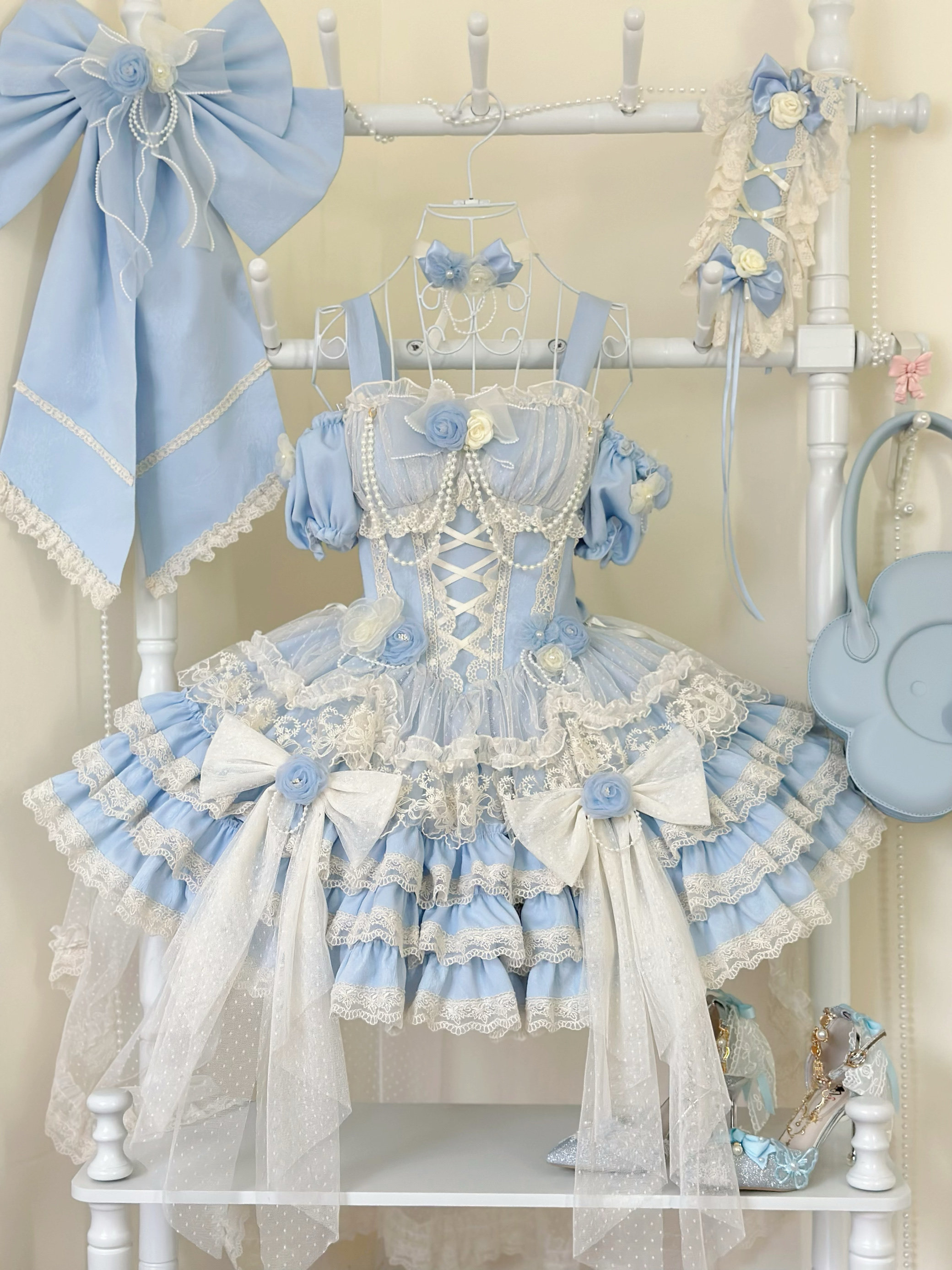 四团定金为你原创设计花下情书JSK小花嫁Lolita生日穿搭必入！美到窒息的梦幻战袍来了！-lolita洛丽塔连衣裙-淘宝好物网