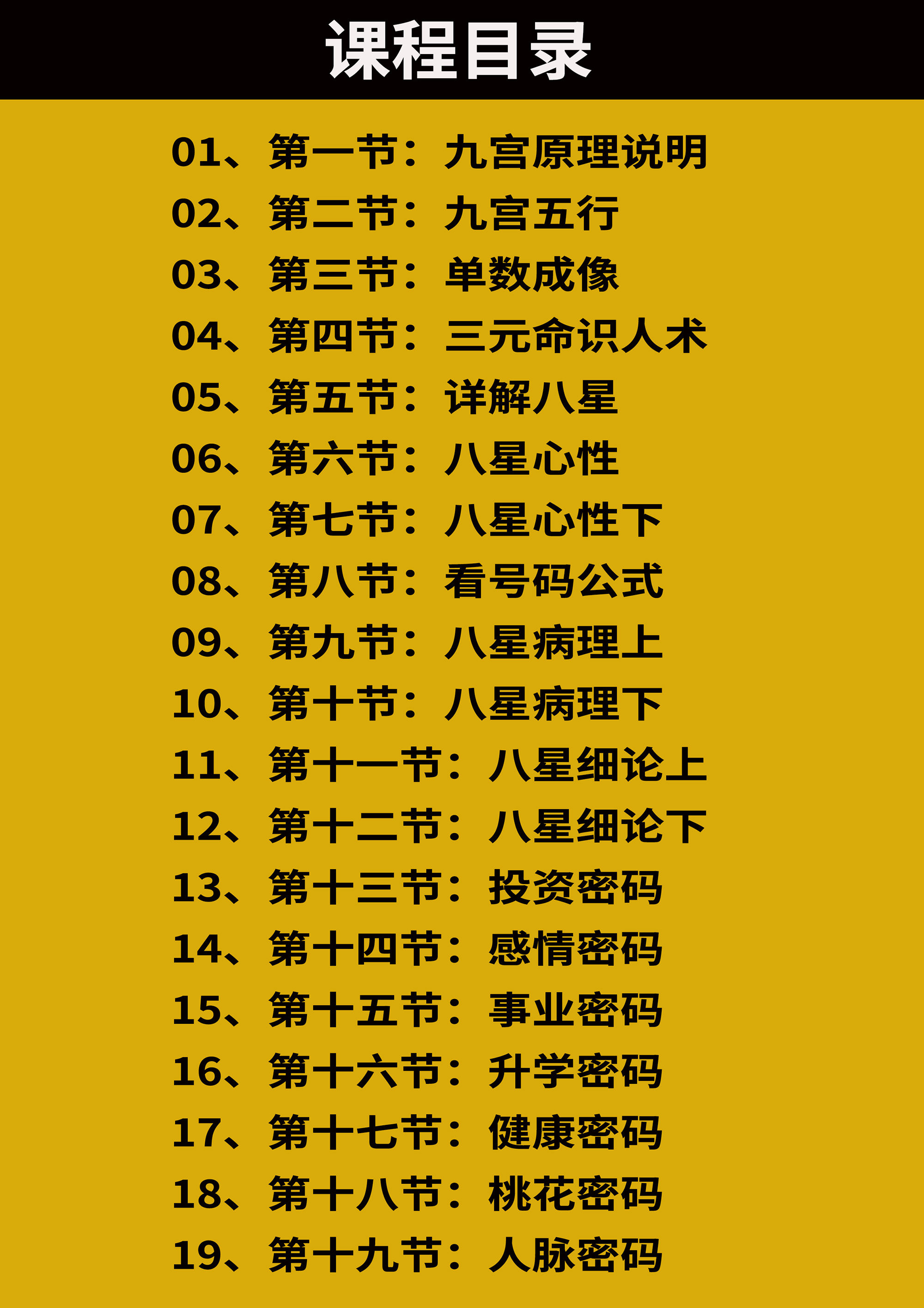 九宫穿数视频教程国学文化易经九宫穿数视频教学19集完整版教程(图2)