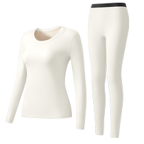 CarbinKoneer thermal underwear womens velvet thickened autumn clothes and autumn pants suit womens new winter base layer
