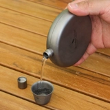 Карманная фляжка, портативная воронка, маленький чайник для путешествий, бокал