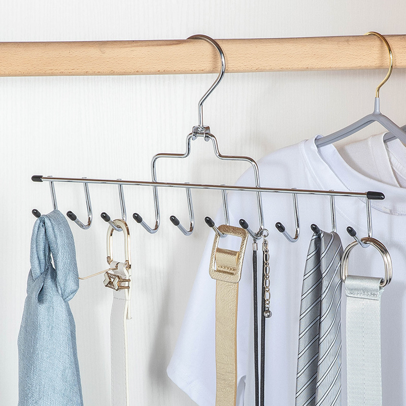 Multifunctional Belt Strap Hook Stainless Steel Coat and Hat Storage Organizer Row of Hat Racks Creative Bag Hanger Multifunctional Belt Strap Hook Stainless Steel Coat and Hat Storage Organizer Row of Hat Racks Creative Bag Hanger