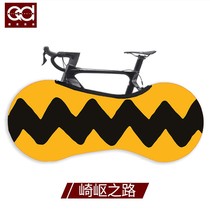 Mountain bike protection travel cover bicycle bag wheel cover dust cover cover high elastic silk anime One Piece