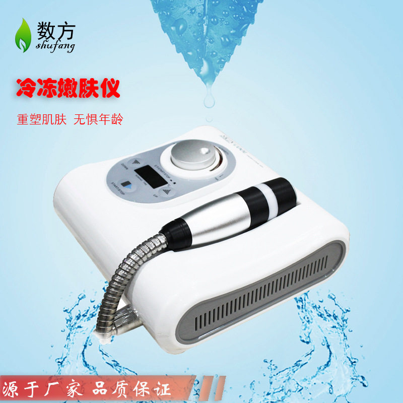 Frozen skin rejuvenation device Facial beauty device Frozen radio frequency beauty device Thermoiontophoresis device Lifting device