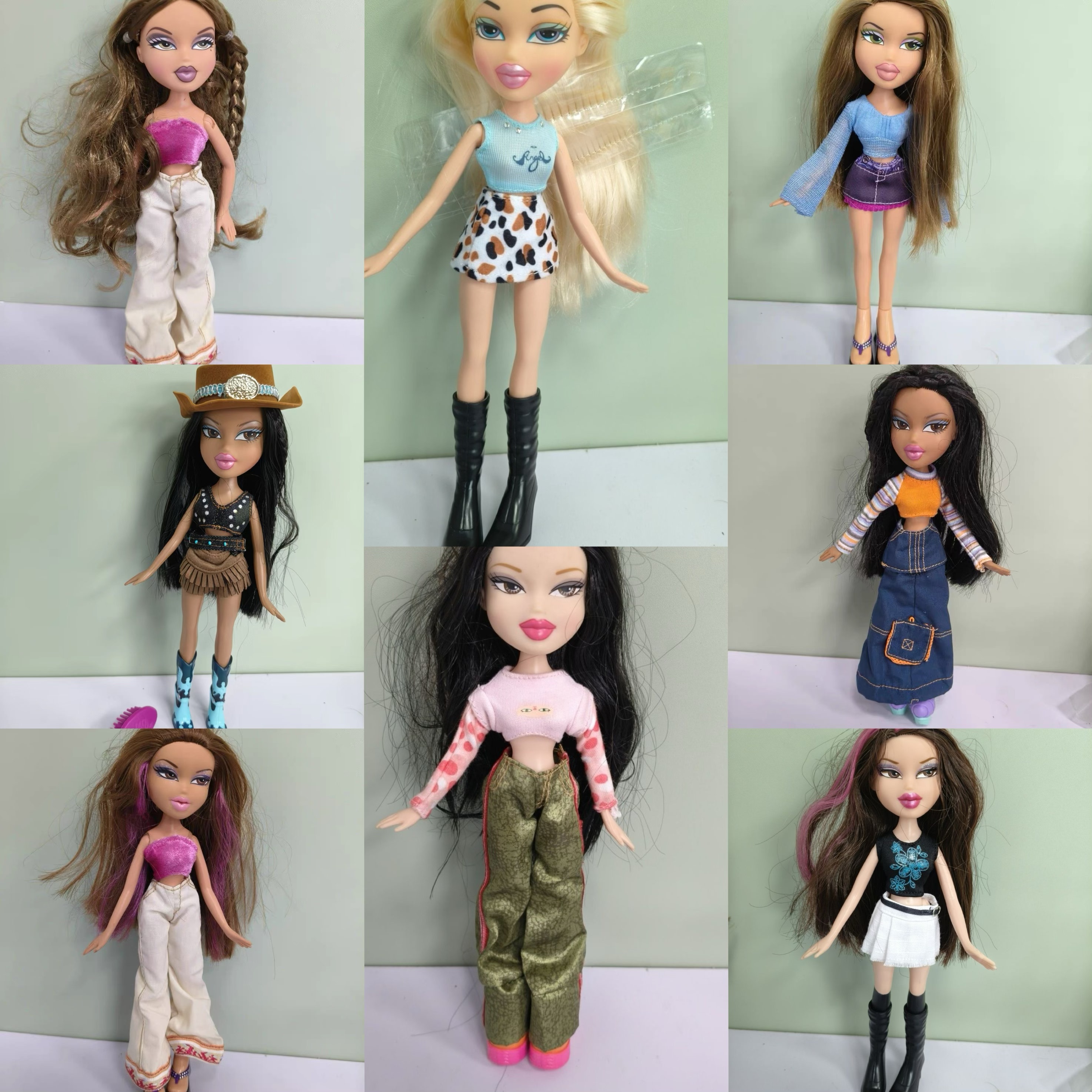 Кукла модная (Bratz) разные модели, с небольшими дефектами, 9 × 4,61 × 2,2 см, 0,02 кг