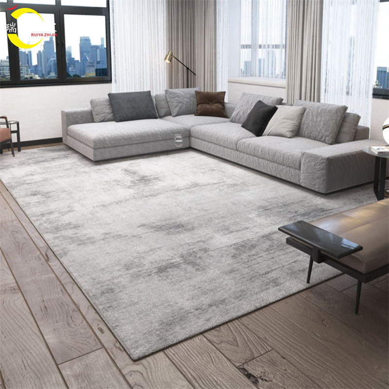 Ruiya House living room carpet gray minimalist light luxury floor mat Nordic style modern minimalist home bedroom coffee table blanket