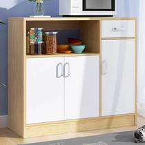 Cabinet with sides simple modern dining room Yiyue tea kitchen cabinet living room storage multi-functional storage cupboard microwave oven