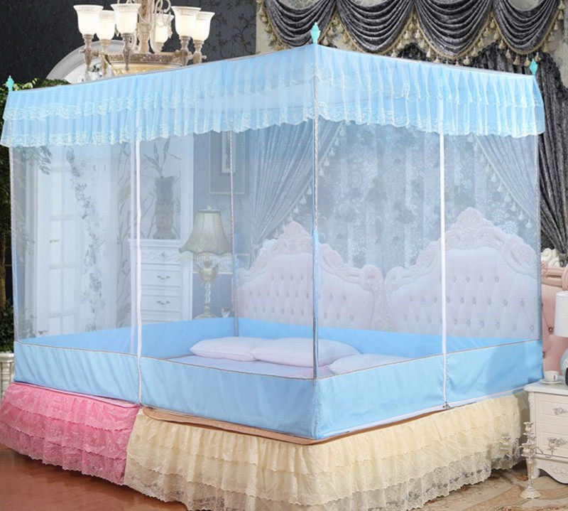Custom-made mosquito nets three-door bed-type mosquito nets Kang bed mosquito nets Custom-made extra-large mosquito nets tatami mosquito nets