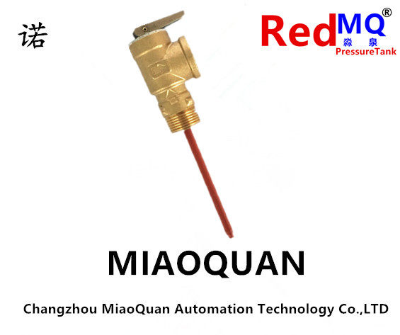 MQ temperature pressure safety valve Solar water heater TP valve Exhaust valve Brass valve 4 points 6 points insulated water tank
