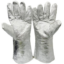 Flame retardant 1000 degree heat insulation high temperature resistant gloves 500 degree metallurgical casting 300 degree forged aluminum foil splash resistant gloves