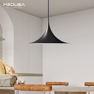 Der dänische designer gubisemi horn-kronleuchter, minimalistisches restaurant-modell, zimmer, café, esstisch, bar, fliegende untertassenlampe