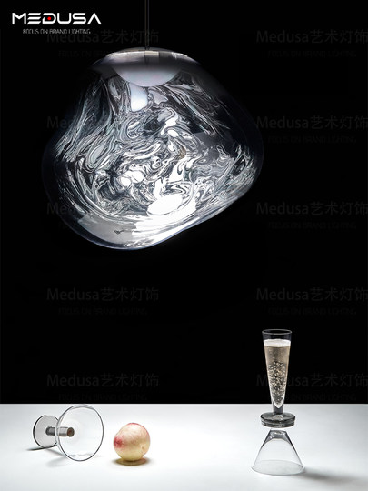 英国tomdixon Melt熔岩吊灯现代别墅挑空客厅餐厅loft楼梯复式楼