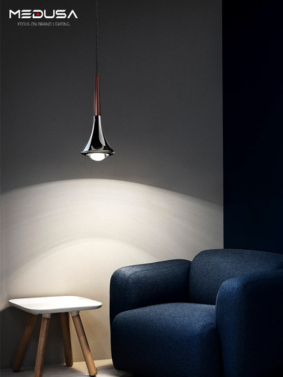 Italienischer LodesRain Schlafzimmer-Nachttisch-Kronleuchter, kleiner Designer-Kronleuchter, nordisch, minimalistisch, kreative Persönlichkeit, Restaurant-Bar