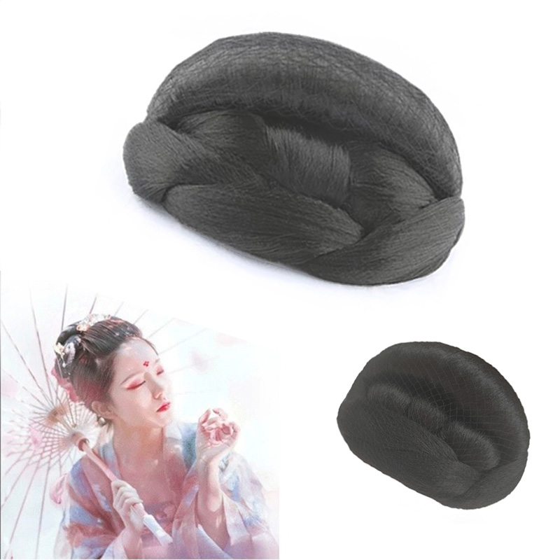 Hair Bag Ancient Windy Hair Style Hair-on-the-head Bride Show and Hair Heads Haircut Gooey-style Wig Han Uniform Hair Bowl-Hair Style-Taobao