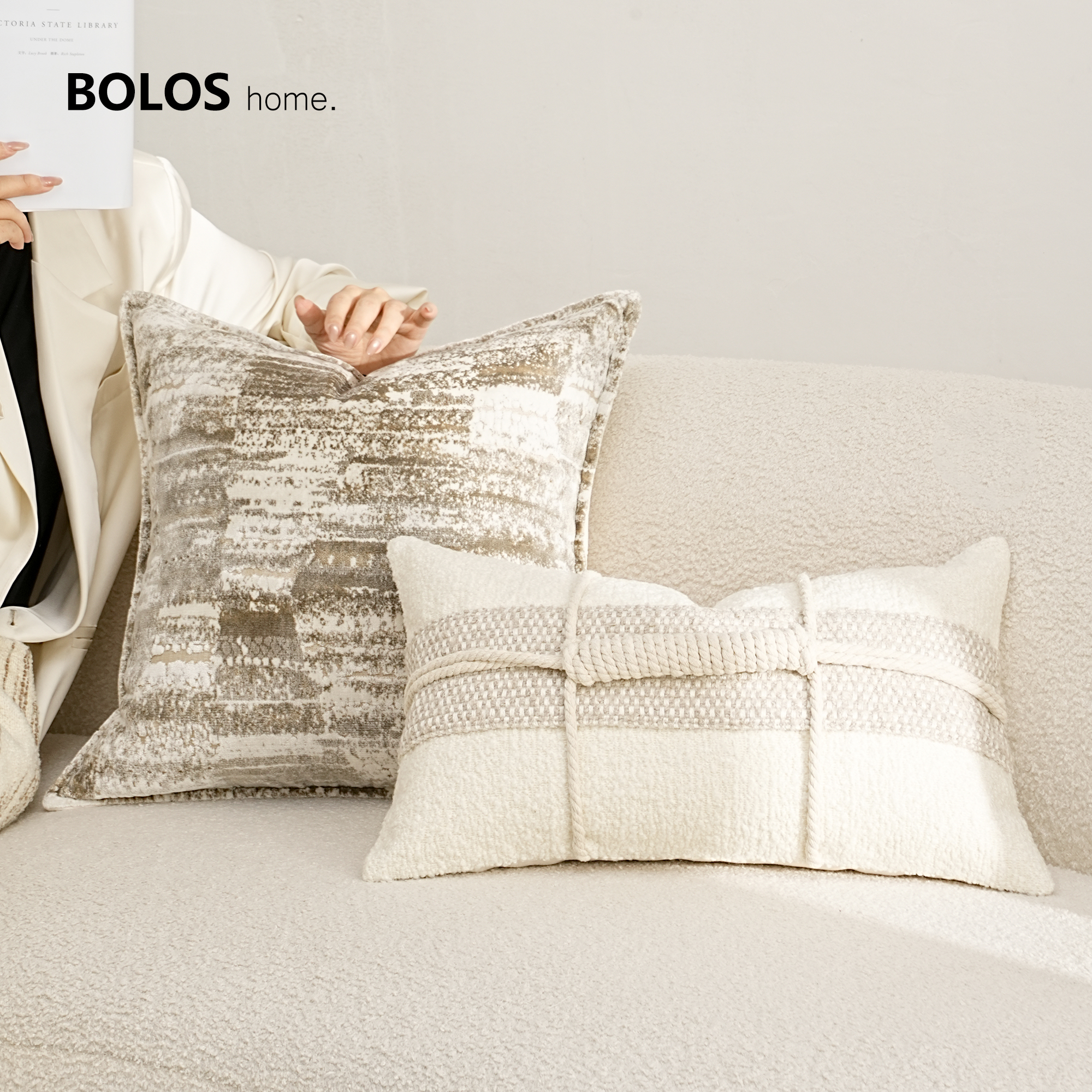 探寻侘寂美学的家居宝藏：柏洛斯高端沙发抱枕