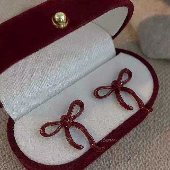 Серьги с бантом, элитные