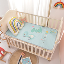 South Pole Childrens ice Silk Ice Mat Kindergarten Afternoon Sleeping Mat baby cot Cool Mat Single Mat Washable Ice Silk Mat