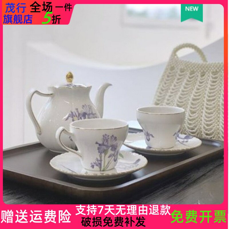 Coffee cup suit couple to cup light luxury afternoon teacup ceramic European-style coffee cup disc spoon gift package