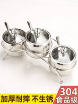 Dress salt tank Home seasoning Composition suit Sugar Tank Chili Jar Dry Seasonings Containing Box Kitchen supplies