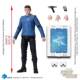 In Stock Hiya Ems0196 Mini Series 1/18 Star Trek Spock Action Figure