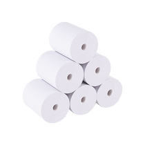 Tubeless ultra-thin thermal printing paper 80x80 cashier paper 57×50 supermarket 80x60 kitchen 80mm small ticket machine paper 80x50 takeaway Meituan 57x30x40 small roll 5