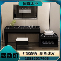 Hotel Minima Light Lavish Furniture Guesthouse TV Cabinet Waterproof Desktop Guest Room Furniture Apartment Folk Custom Furniture