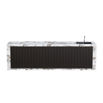 Slate outdoor operation table island table space aluminum storage cabinet wash basin courtyard garden pool basin integrated cabinet