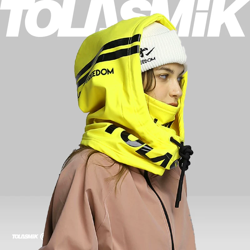 Шлем для горнолыжного спорта Tolasmik, холодозащита, ветрозащита, маска для мужчин и женщин