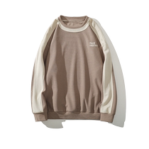 NASA flagship store oversize American vintage Lazy Wind Couple Necropolis Autumn Round top student blouses