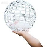 Круглая куриная клетка, ходящая куриная клетка, пластиковая круглая клетка кролика может раскатать живописную зону, чтобы ходить для еды и поднять домой, чтобы поднять куриные клетки