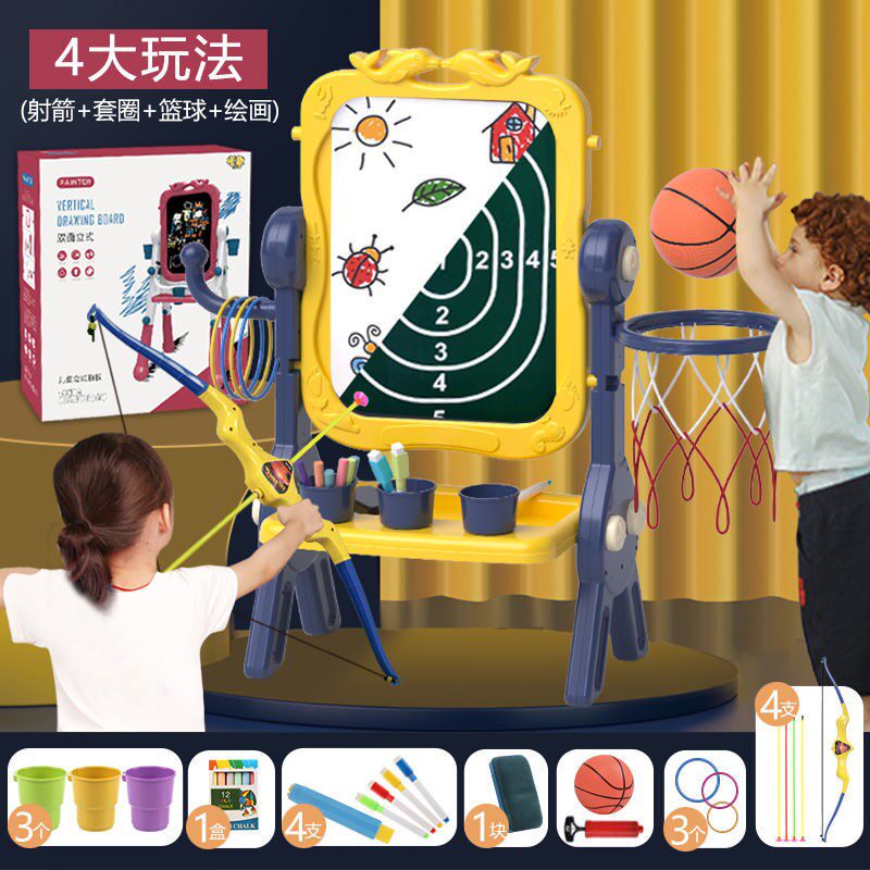 Toy baby early education drawing board children's drawing board color erasable graffiti painting large magnetic writing board