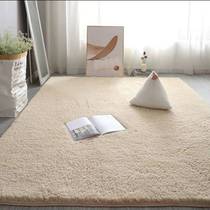 Simple solid color thickened lambswool carpet living room childrens room bedroom coffee table carpet floor mat home bedside blanket