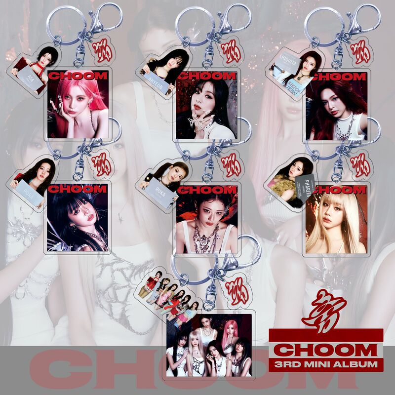 Babymonster Choom Keychain Ahyeon Zheng Yaxian Asa