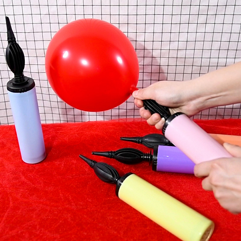 Inflator Balloon Manual Inflator Pump Swimming Ring Macarronic Metal Color Ensemble Yoga Ball Air Blow Tool-Taobao