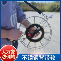 Kite automatic take-up kite line disc brake wheel beginner high-end hand-crank wheel anti-reverse silent automatic take-up