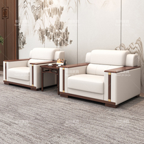 Reception office sofa conference hall sofa business reception room tea table and chair negotiation area simple single coffee table combination