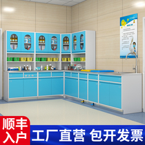 Western medicine cabinet treatment cabinet disposal table dental clinic medical medicine cabinet hospital wash basin garbage storage cabinet