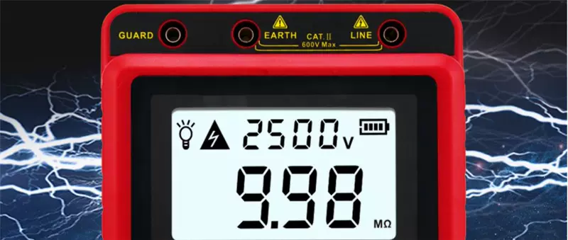 Xima megohmmeter 500V Điện Tử Cao Cấp Megger Điện 1000V Điện Trở Cao Đo 2500V Điện Trở Cách Điện Bút Thử Điện