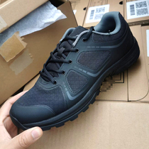 Physical training shoes mens summer outdoor cross-country running training shoes ultra-light wear-resistant anti-odor breathable black sports shoes
