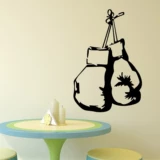 Боксерские перчатки в спортзале спортивные наклейки на стену мальчика для детской комнаты c