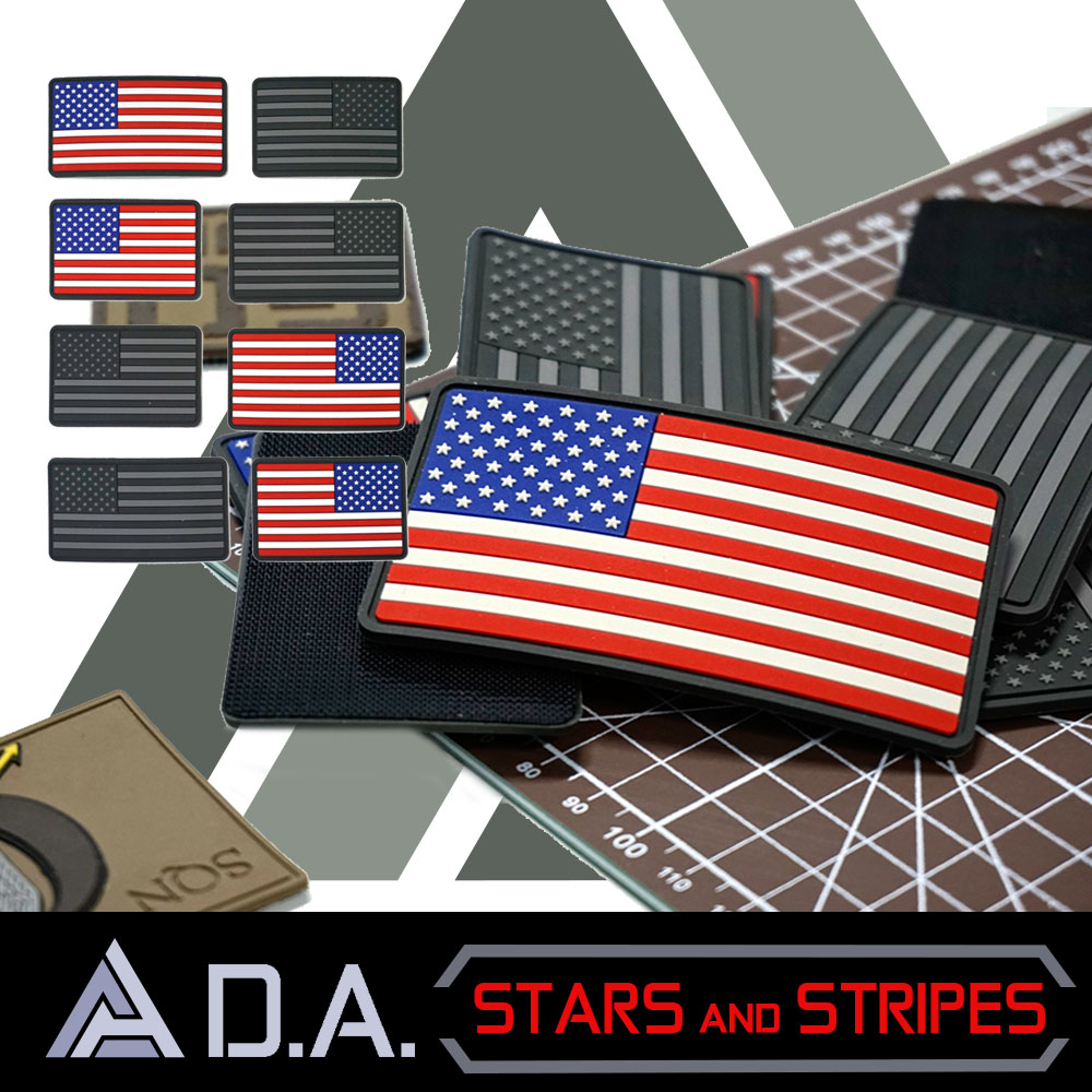 (DA Raid) Raid DirectAction Star Spangled Banner Badge Armband Badge Velcro