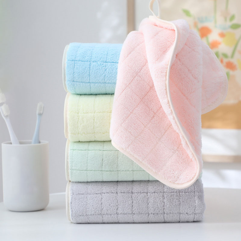 Square Towel, Super Absorbent, Soft, Quick-Drying, New Coral Velvet Towel for Face Washing and Bathing, Men's and Women's Bath Towel, Hair Drying Cap Square Towel, Super Absorbent, Soft, Quick-Drying, New Coral Velvet Towel for Face Washing and Bathing, Men's and Women's Bath Towel, Hair Drying Cap