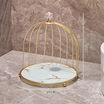 Light luxury cosmetics storage box desktop dressing table skin care product box acrylic bathroom sink shelf