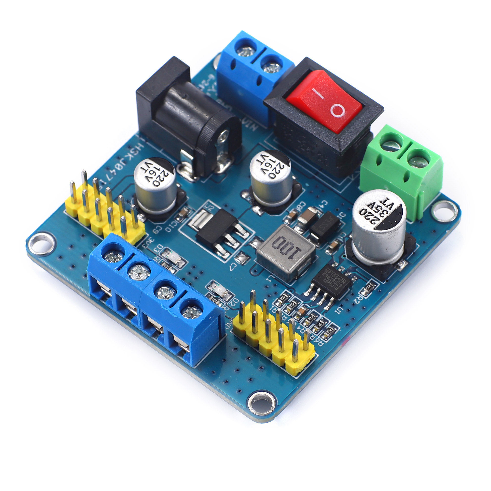 供电电源 DC-DC降压电源模块3.3V5V12V多路输出 智能小车供电板