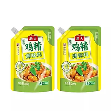 【海天】鸡精调味品200g*2袋爆款速抢！