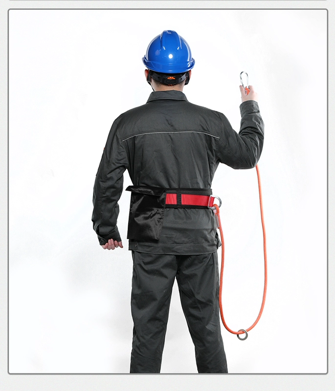 Đai an toàn một thắt lưng dành cho dây an toàn lao động trên cao tiêu chuẩn quốc gia Bộ đai bảo hiểm thợ điện công trường có móc